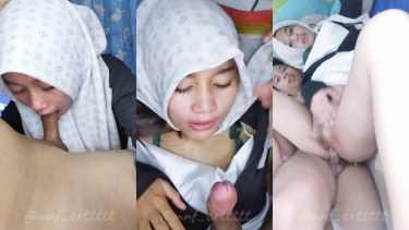 Zahira jilbab tudung putih minta pejuh banyak