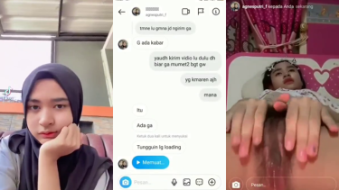 Video viral tiktok agnesputri_f tiktokers cantik VCS colmek